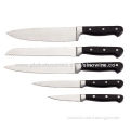 5-piece high quality kitchen knife set with PP handle